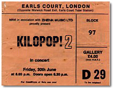 concert ticket